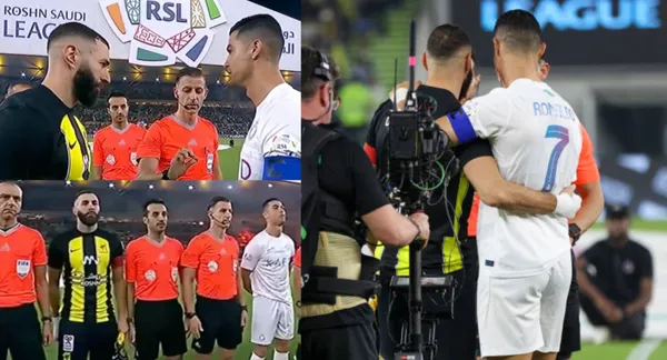 Cristiano Ronaldo and Benzema met once again.