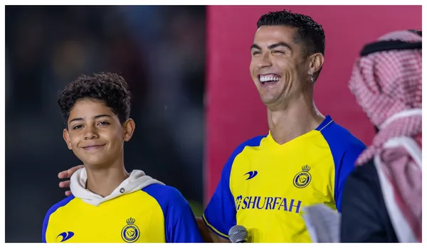 Cristiano Ronaldo and Cristiano Ronaldo JR