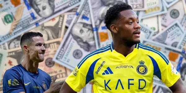 Cristiano Ronaldo and Jhon Duran