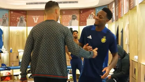 Cristiano Ronaldo and Jhon Duran