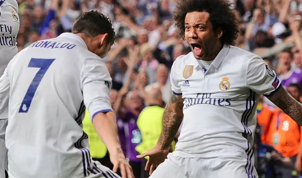 Cristiano Ronaldo and Marcelo