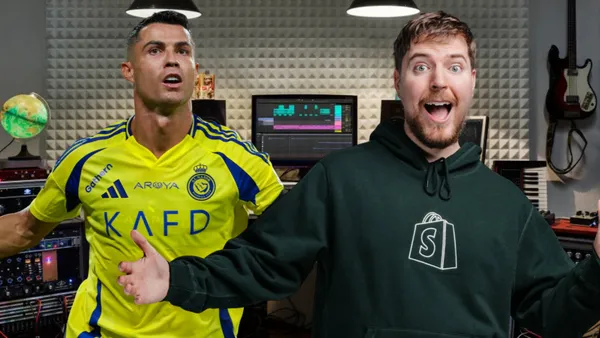 Cristiano Ronaldo and MrBeast have an interview in Ronaldo channel