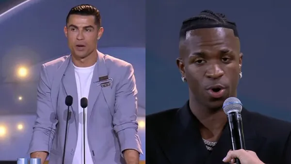 Cristiano Ronaldo and Vinicius Jr
