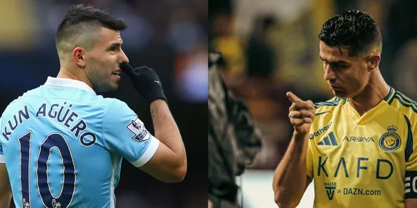 PHOTO: Cristiano with al Nassr and Sergio Agüero with Manchester City