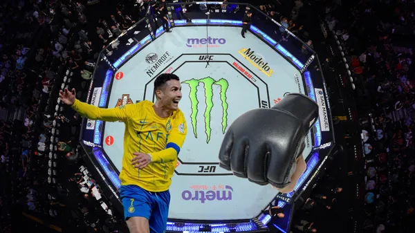 Cristiano Ronaldo could have influenced an MMA fighter last night.