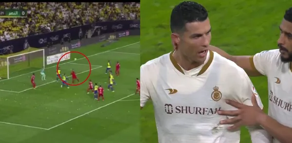 Cristiano Ronaldo could not believe the goal they conceded in the Kings Cup.