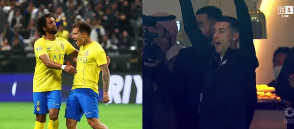 Cristiano Ronaldo did not hide his happiness when he saw his team shine against Inter Miami!