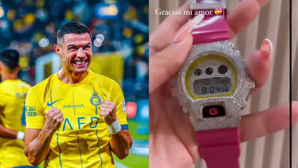 Cristiano Ronaldo gifts Georgina Rodriguez an expensive watch for her birthday.