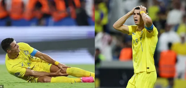 Cristiano Ronaldo got injured in the last minutes of the final against Al-Hilal.