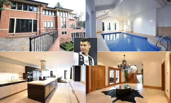 Cristiano Ronaldo has moved his family back to Manchester to play for another 2 years at Old Trafford. After the forward completed his move to United, here is a perfect mansion worth £7.5m that will accommodate his large family.