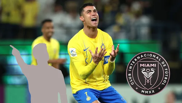 Cristiano Ronaldo in anguish during an Al Nassr game.