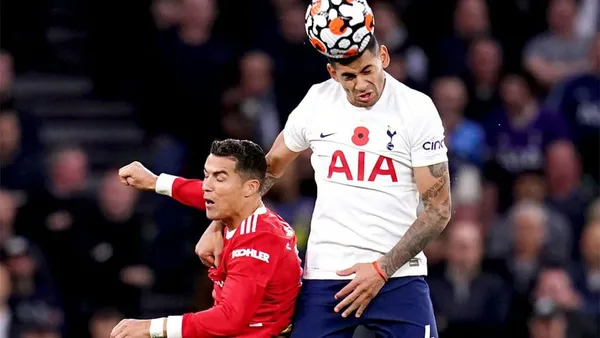 Cristiano Ronaldo is the main protagonist of Manchester United's partial victory over Tottenham, but he also generated controversy over the offense against Cristian Romero.