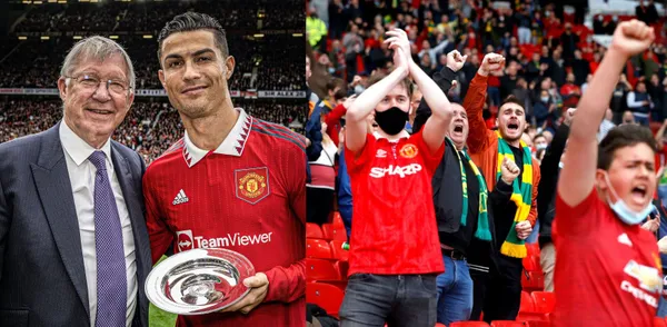 Cristiano Ronaldo met with and old friend, right before the game against Newcastle.