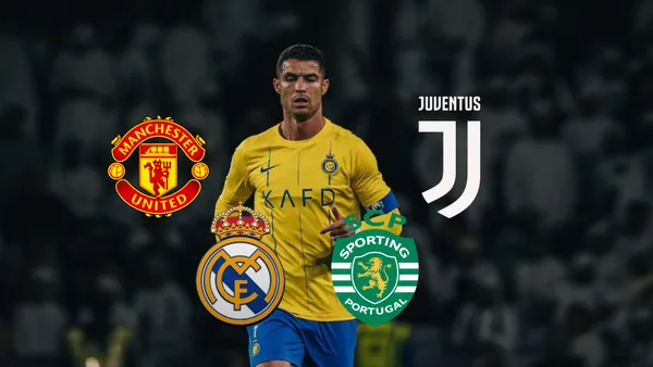 Cristiano Ronaldo running during a game for Al Nassr.