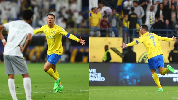 Cristiano Ronaldo scored a hat-trick in Al Nassr's win against Al Taee.