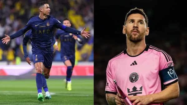 Cristiano Ronaldo scored a hat-trick yesterday with Al Nassr and Lionel Messi will be back on the pitch for Inter Miami tonight.