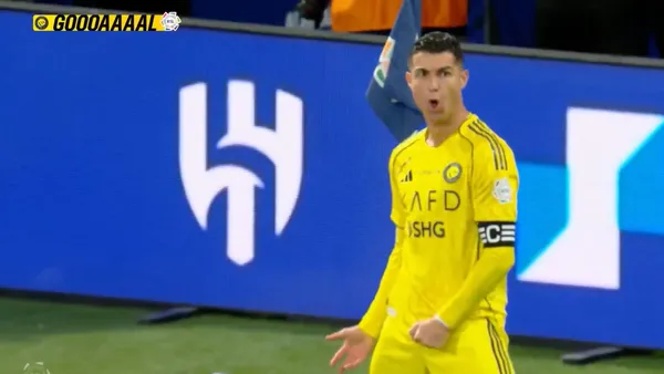 Cristiano Ronaldo scores his 959th goal in his career - Screenshot capture