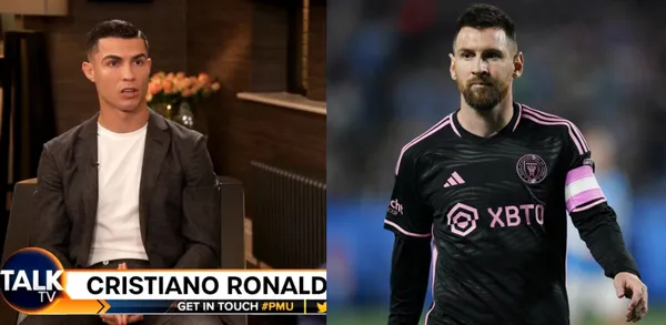 Cristiano Ronaldo talked about Lionel Messi.