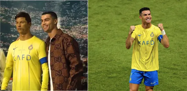 Cristiano Ronaldo was just as amazed as everyone else.