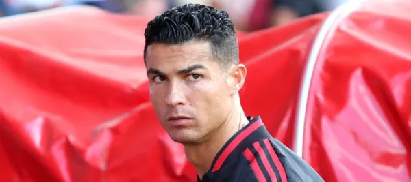 Cristiano Ronaldo was not happy against Tottenham Hotspur.
