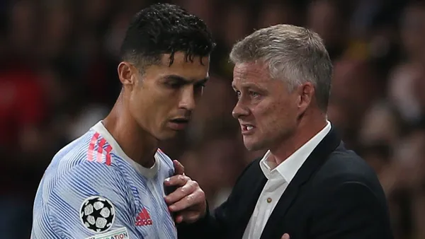 Cristiano Ronaldo's first upset at Manchester United. The Sun newspaper reveals a recrimination he made to his coach Ole Gunnar Solskjaer.