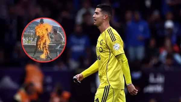 Cristiano Ronaldo's statued was burn in his hometown Madeira