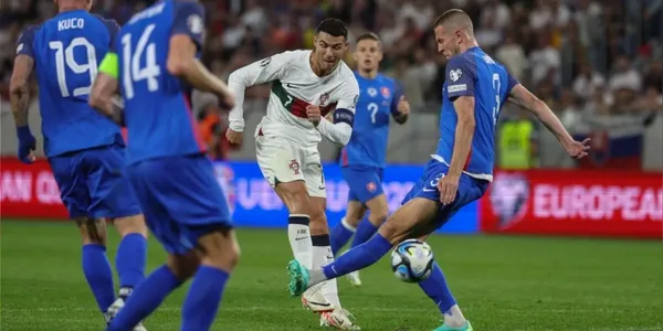 Cristiano was a starter today against Slovakia