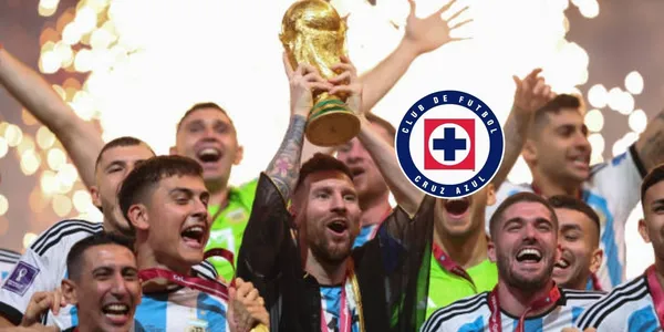 Cruz Azul player who never performed but had the luxury of celebrating with Messi after lifting the world cup