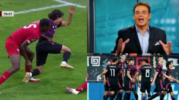 David Faitelson uncovers the issue of the interest in protecting Mexico, covering up mediocrity and giving away a penalty kick.