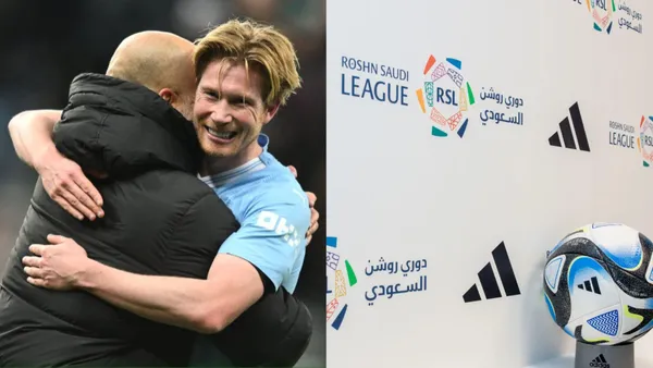 De Bruyne might choose to stay in Manchester rather than move to Saudi Arabia.