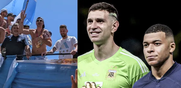 Dibu Martinez is not done celebraing.