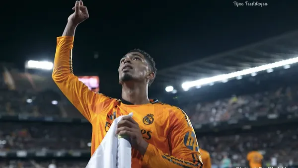 Englishman scored a last-minute goal to help Madrid to victory