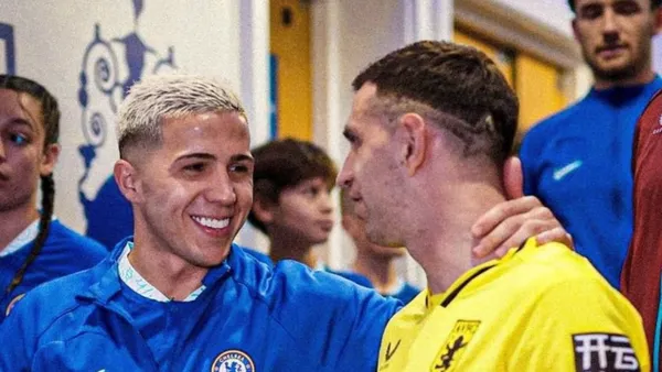 Enzo Fernandez and Dibu