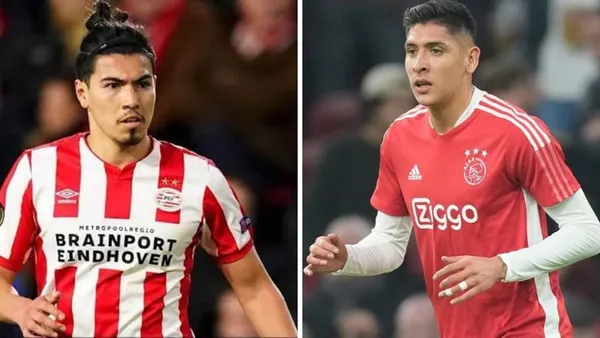 Erick Gutierrez's PSV is in the first place, one point ahead of Edson Alvarez's Ajax.