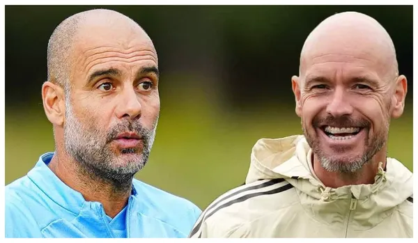 Erik ten Hag and Pep Guardiola