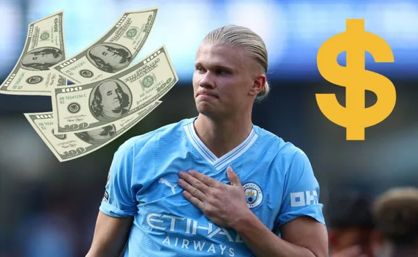 Erling enjoys his fortune.