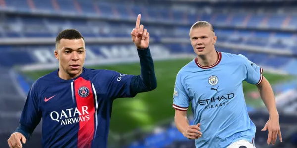 Erling Haaland and Kylian Mbappé