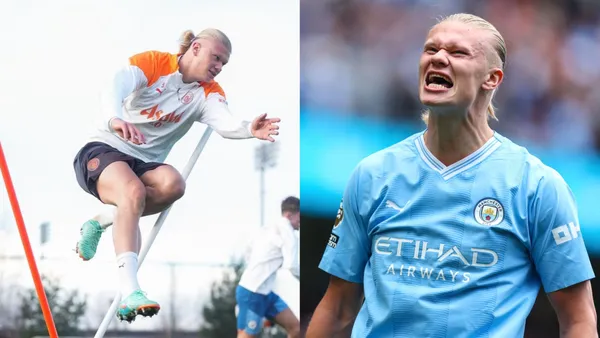 Erling Haaland is back with Manchester City after more than a month off due to injury.