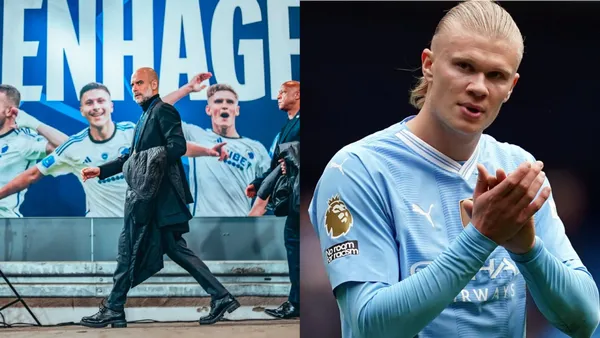 Erling Haaland scored a brace against Everton over the weekend but Guardiola still him more focused.