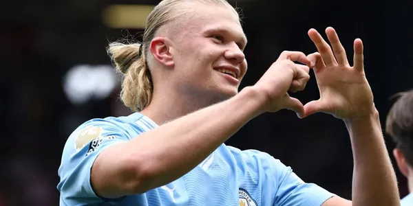Erling Haaland scored a hat-trick against Fulham on Saturday