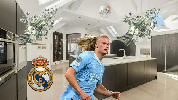 Erling Haaland went to visit his father's luxurious penthouse.