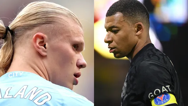 Erling Haaland would be reluctant about the possibility of sharing team with Kylian Mbappe.