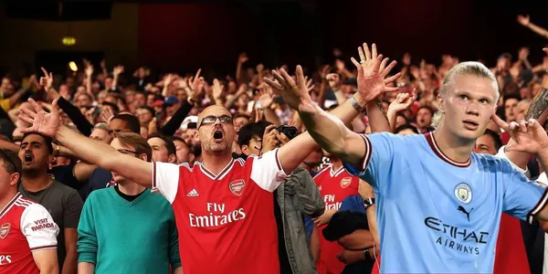 Erling Haaland's reaction against Arsenal fans in the Community Shield final