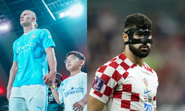 Erling Haaland's reaction to seeing that Manchester City will sign the best defender of the 2022 World Cup