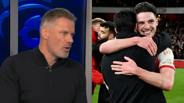 Ex-Liverpool player Jamie Carragher had some words on Arsenal celebrations.