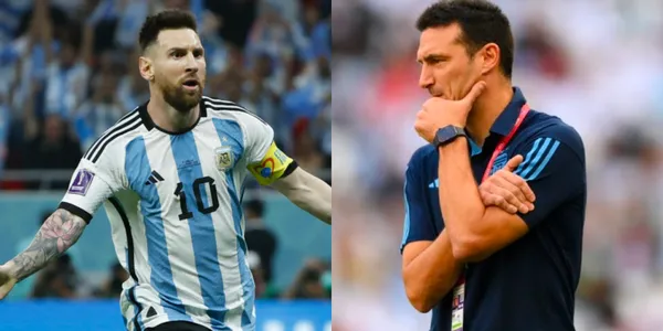 Facing the duel against the Netherlands, those led by Scaloni resumed training, with Fideo and someone else apart.