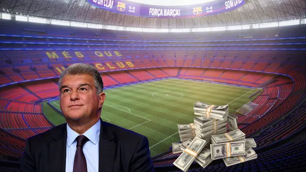FC Barcelona president Joan Laporta is content with how much the club can make from one part of the stadium.