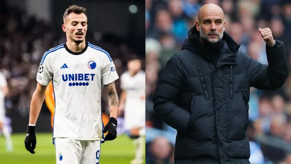 FC Copenhagen and Pep Guardiola's Man City reveal their starting XI.