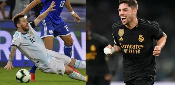 Federico Valverde will try to stop Lionel Messi in a few days.