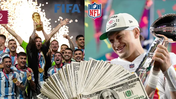 FIFA pays 42 million to the World Cup winner, what NFL gives to Superbowl champs